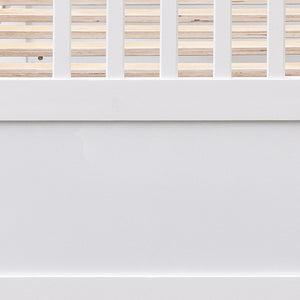 HomeRoots White Wood Twin Daybed Frame - Elegant Design for Comfort, Versatile Style for Any Room Decor! 606902