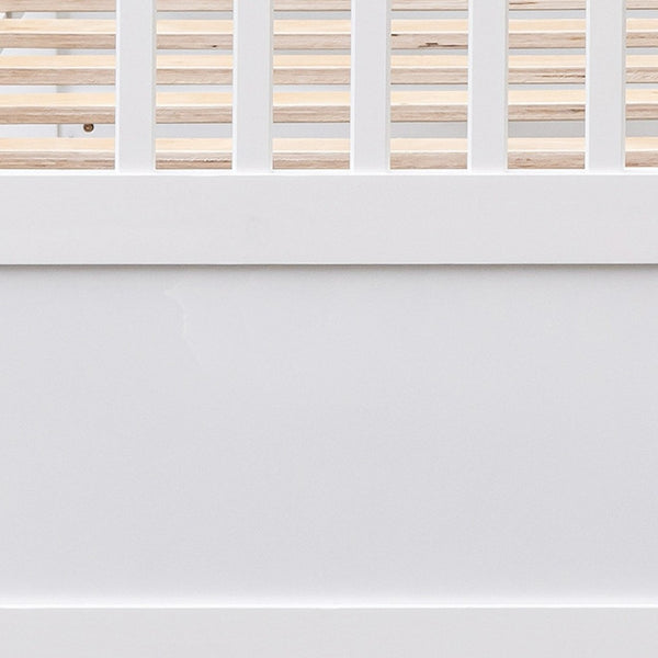 HomeRoots White Wood Twin Daybed Frame - Elegant Design for Comfort, Versatile Style for Any Room Decor! 606902