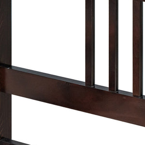 HomeRoots Espresso Wood Twin Daybed Frame - Stylish, Versatile Bed & Seating Solution for Any Room Decor 606903