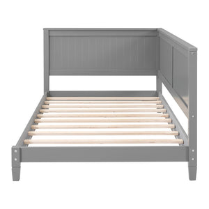 HomeRoots Gray Wood Twin Daybed Frame - Elegant, Versatile Design for Guest Rooms & Living Spaces, Durable Comfort 606908