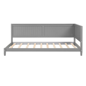HomeRoots Gray Wood Twin Daybed Frame - Elegant, Versatile Design for Guest Rooms & Living Spaces, Durable Comfort 606908