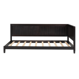 HomeRoots Espresso Wood Twin Daybed Frame - Stylish Multi-Functional Seating and Sleeping Solution for Any Room 606910
