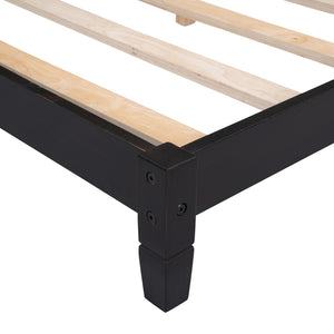 HomeRoots Espresso Wood Twin Daybed Frame - Stylish Multi-Functional Seating and Sleeping Solution for Any Room 606910