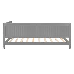 HomeRoots Gray Wood Full Daybed Frame – Modern, Versatile Design for Stylish Living Rooms & Guest Spaces 606911