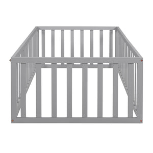 HomeRoots Gray Wood Twin Daybed Frame - Modern, Minimalist Design for Cozy Spaces, Durable & Stylish Comfort 606931