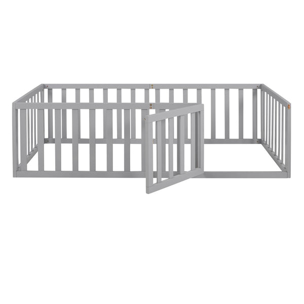 HomeRoots Gray Wood Twin Daybed Frame - Modern, Minimalist Design for Cozy Spaces, Durable & Stylish Comfort 606931