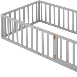 HomeRoots Gray Wood Twin Daybed Frame - Modern, Minimalist Design for Cozy Spaces, Durable & Stylish Comfort 606931