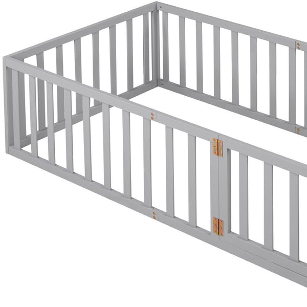 HomeRoots Gray Wood Twin Daybed Frame - Modern, Minimalist Design for Cozy Spaces, Durable & Stylish Comfort 606931