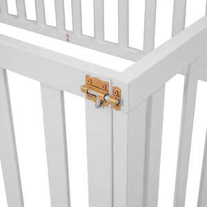 HomeRoots White Wood Twin Bed Frame - Modern Design with Durable Support, Perfect for Any Bedroom Décor! 606932