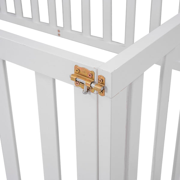 HomeRoots White Wood Twin Bed Frame - Modern Design with Durable Support, Perfect for Any Bedroom Décor! 606932
