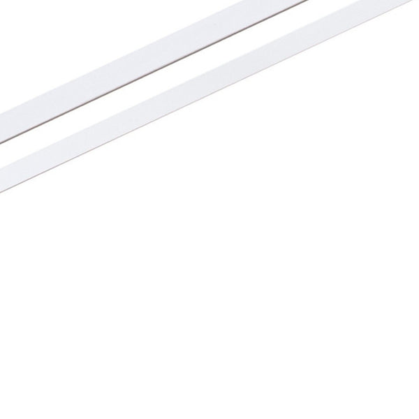 HomeRoots White Wood Twin Bed Frame - Elegant Modern Design with Durable Support for Cozy Bedrooms & Guest Rooms 606949