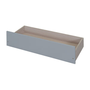 HomeRoots Gray Wood Twin Daybed Frame with Under-Bed Drawers for Modern Storage & Space-Saving Style 606964