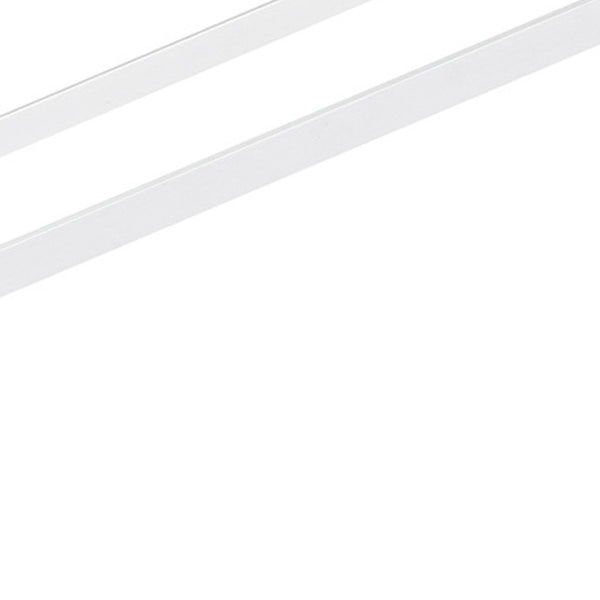 HomeRoots White Wood Twin Bed Frame - Modern Design, Durable Support, No Box Spring Needed, 450 lb Capacity 606972