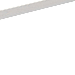 HomeRoots White Wood Full Bed Frame - Elegant Platform Design, Sturdy Support, Minimalist Style for Modern Bedrooms 606987