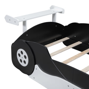 HomeRoots Black Wood Twin Bed Frame – Modern Low-Profile Design with Durable Slats for Ultimate Comfort & Style 606998