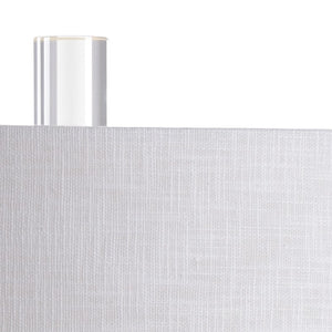 Wildwood Langdon Sculptural Table Lamp With Faux Stone & Crystal Base, Off-White Linen Shade, 30.5" Tall 60701