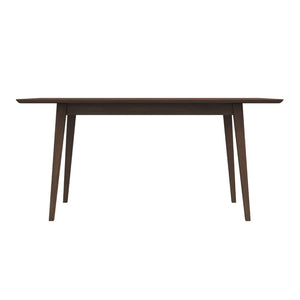 English Elm Levi Solid Wood Rectangular Dining Table with Beveled Edges for Six Guests B183P201605