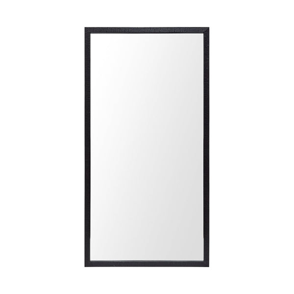 HomeRoots 42" Sleek Black Framed Bathroom Vanity Mirror - Modern Design for Stylish Reflection & Versatile Use 607217