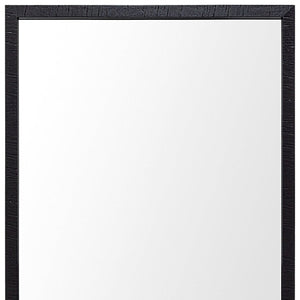 HomeRoots 42" Sleek Black Framed Bathroom Vanity Mirror - Modern Design for Stylish Reflection & Versatile Use 607217