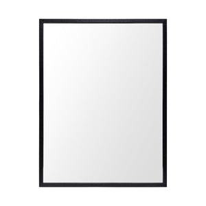 HomeRoots 42" Modern Black Framed Bathroom Vanity Mirror - Sleek Design for Any Room, Easy Installation & Versatile Use 607219