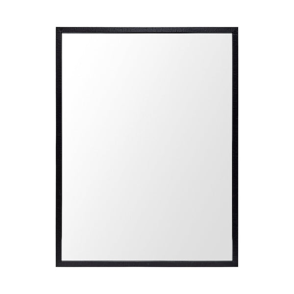 HomeRoots 42" Modern Black Framed Bathroom Vanity Mirror - Sleek Design for Any Room, Easy Installation & Versatile Use 607219