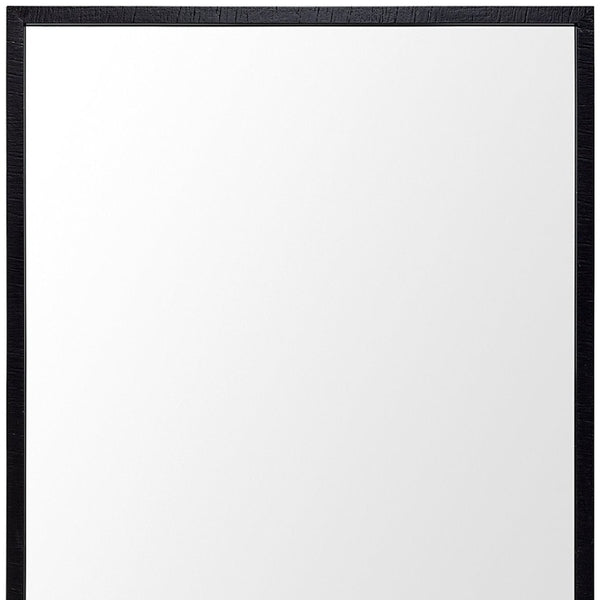 HomeRoots 42" Modern Black Framed Bathroom Vanity Mirror - Sleek Design for Any Room, Easy Installation & Versatile Use 607219