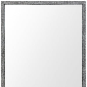 HomeRoots 32" Contemporary Gray Framed Vanity Mirror - Modern Design, Premium Glass, Versatile Accent for Any Room 607222