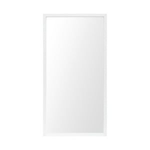 HomeRoots 42" White Framed Bathroom Vanity Mirror - Modern, Durable Design for Stylish Grooming & Decor 607225
