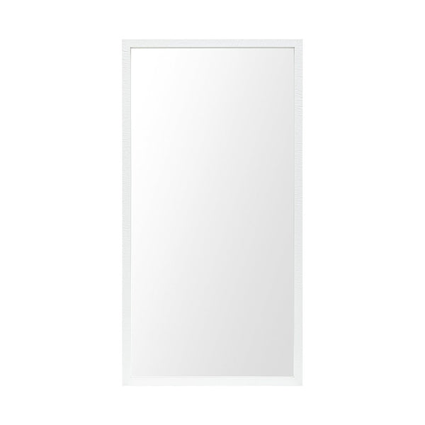 HomeRoots 42" White Framed Bathroom Vanity Mirror - Modern, Durable Design for Stylish Grooming & Decor 607225