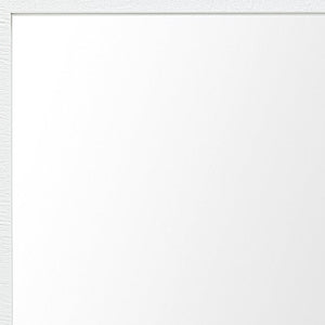 HomeRoots 42" White Framed Bathroom Vanity Mirror - Modern, Durable Design for Stylish Grooming & Decor 607225