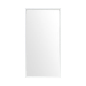 HomeRoots 42" White Framed Bathroom Vanity Mirror - Modern, Durable Design for Stylish Grooming & Decor 607225