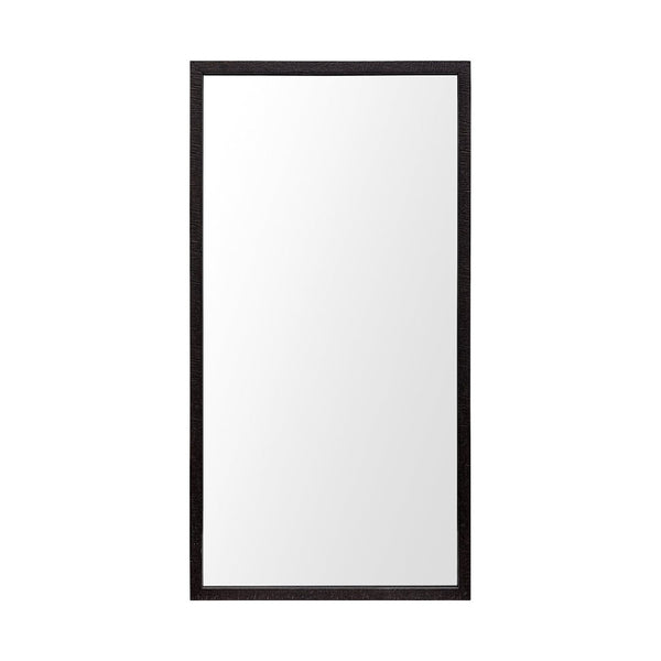 HomeRoots 42" Sleek Black Framed Bathroom Vanity Mirror – Modern Design for Stylish Home Decor & Easy Installation 607229