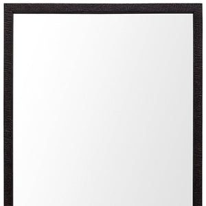 HomeRoots 42" Sleek Black Framed Bathroom Vanity Mirror – Modern Design for Stylish Home Decor & Easy Installation 607229
