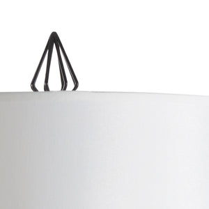 Wildwood Otis Satin Black Floor Lamp — Slim Wire-Frame Ambient Lighting, 65" Tall Modern Accent Light 60723