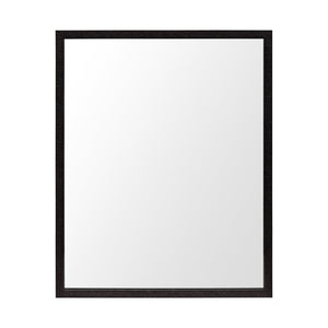 HomeRoots 32" Espresso Framed Vanity Mirror - Stylish Accent for Bathrooms & Living Spaces, Durable Design 607230