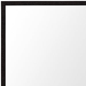 HomeRoots 32" Espresso Framed Vanity Mirror - Stylish Accent for Bathrooms & Living Spaces, Durable Design 607230