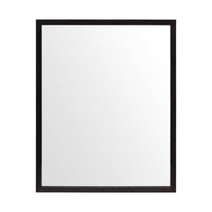 HomeRoots 32" Espresso Framed Vanity Mirror - Stylish Accent for Bathrooms & Living Spaces, Durable Design 607230