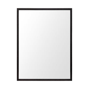 HomeRoots 42" Espresso Framed Bathroom Vanity Mirror - Stylish, Durable Design for Modern and Classic Spaces 607231