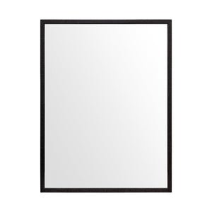 HomeRoots 42" Espresso Framed Bathroom Vanity Mirror - Stylish, Durable Design for Modern and Classic Spaces 607231