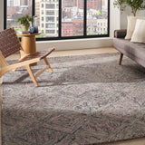 Nourison Linked LNK01 Handmade Hand Tufted Borderless Design Indoor Only Modern  Rug Heather, Heather 100% Wool 99446384072