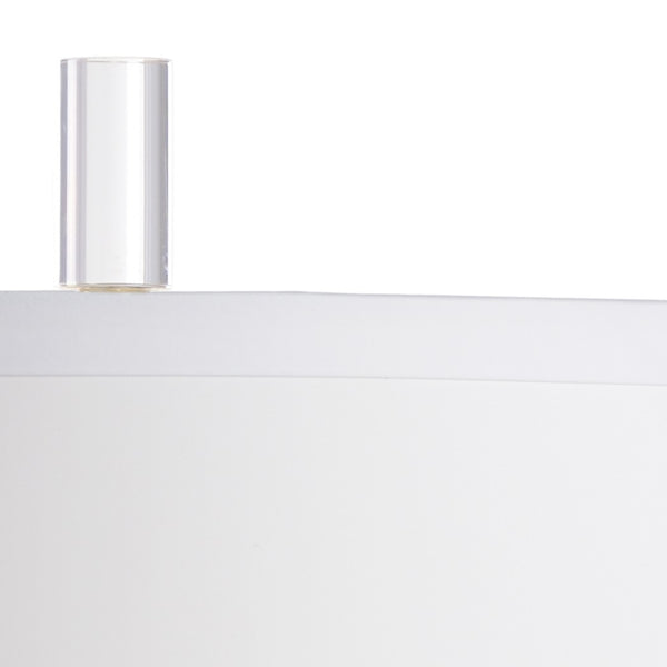 Wildwood Pauline Gray Ringed Porcelain Lamp With Antique Gold Mounting — Transitional 28" Accent Lighting For Nightstands 60743