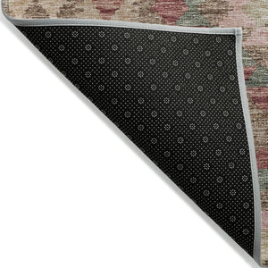 HomeRoots 5' Brown Geometric Indoor Outdoor Area Rug - Durable, Washable, Stylish Design for High-Traffic Spaces 10' X 14' 607433