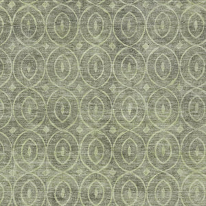 HomeRoots 5' Artichoke Green Geometric Indoor Outdoor Area Rug – Durable, Washable, Modern Style for High-Traffic Spaces 9' X 12' 607468