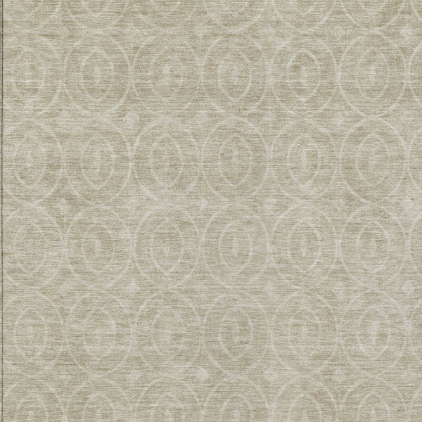 HomeRoots 5' Beige Geometric Indoor Outdoor Area Rug - Stylish, Washable, and Durable for Any Space 10' X 14' 607475