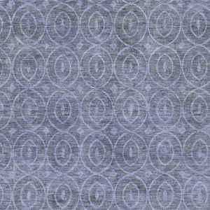 HomeRoots 5' Denim Blue Geometric Indoor Outdoor Area Rug - Stylish, Durable, Machine Washable for High Traffic Areas 10' X 14' 607481