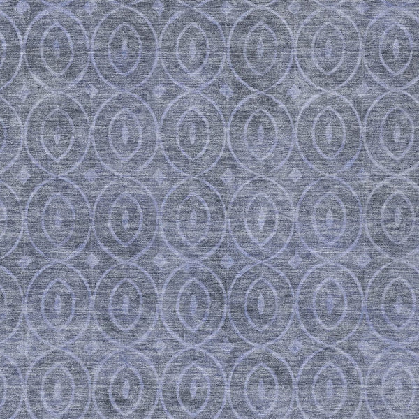 HomeRoots 5' Denim Blue Geometric Indoor Outdoor Area Rug - Stylish, Durable, Machine Washable for High Traffic Areas 10' X 14' 607481