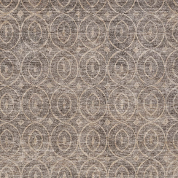HomeRoots 5' Brown Geometric Area Rug - Washable, Durable, Stain-Resistant Design for Indoor and Outdoor Use 5' X 8' 607483