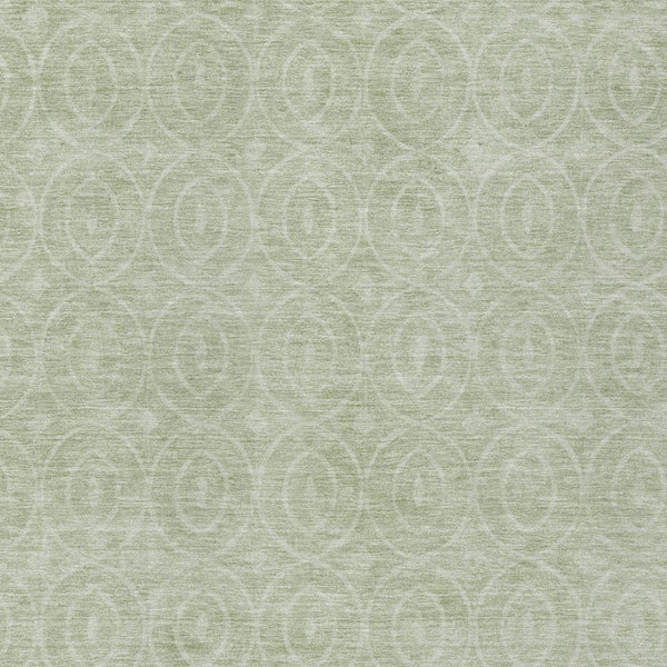 HomeRoots 5' Mint Green Geometric Area Rug – Stylish, Durable & Washable for Indoor and Outdoor Spaces 5' X 8' 607489