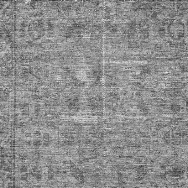 HomeRoots 5' Gray Oriental Area Rug - Washable, Durable for Indoor & Outdoor Use - Perfect for High-Traffic Spaces 8' X 10' 607545
