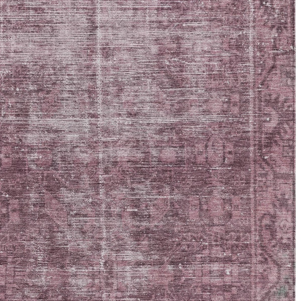 HomeRoots 5' Merlot Oriental Area Rug - Durable, Washable, Stylish Design for Indoor and Outdoor Spaces 5' X 8' 607549